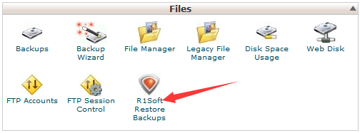 R1Soft Restore Backups
