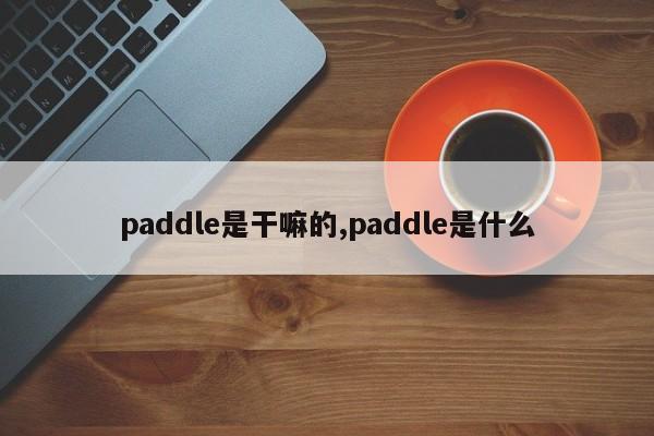 paddle是干嘛的,paddle是什么